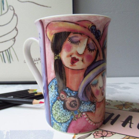 Porcelain Fine China Mug Fat Ladies Northamptonshire Creative Tops England - Picture 3 of 14